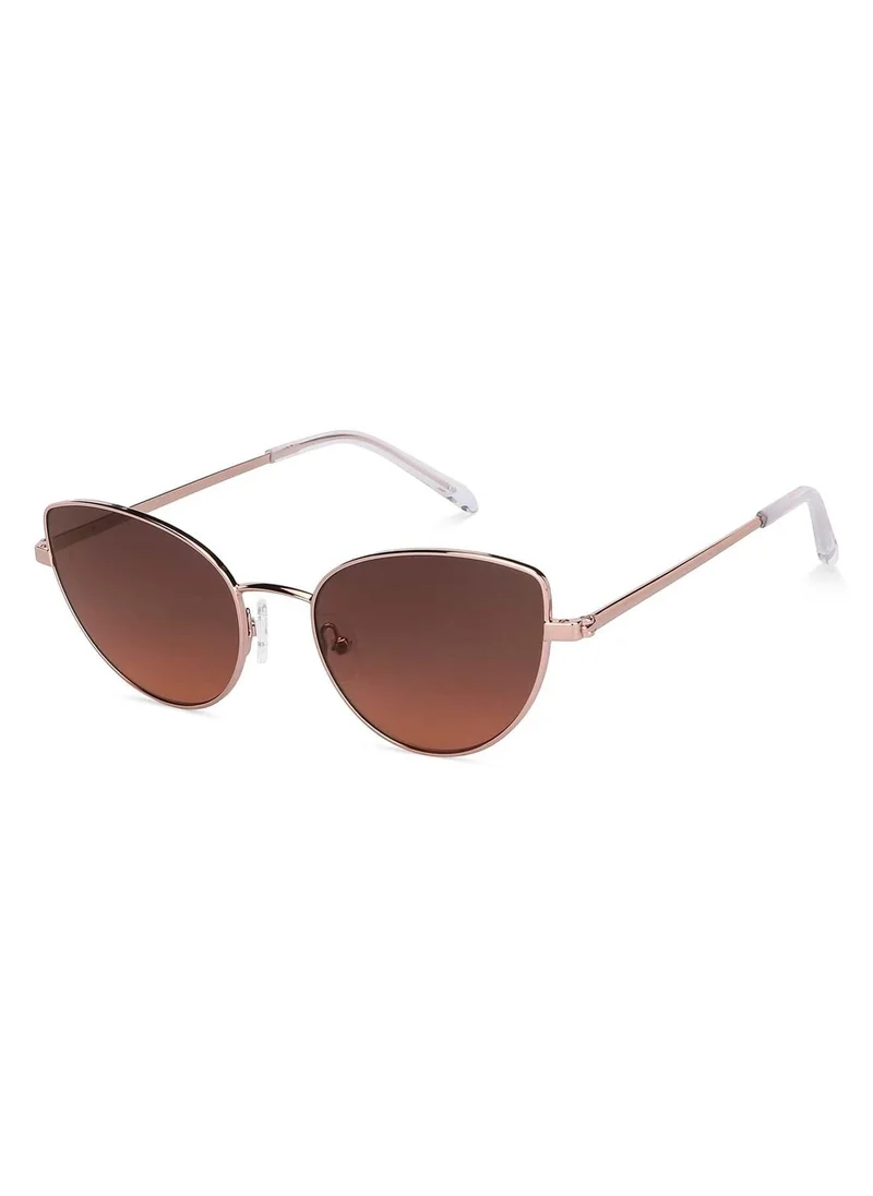 John Jacobs John Jacobs | Gold Pink Cat Eye UV Protected Sunglasses | For Women | Size - Large | JJ S13867 - Pack of 1