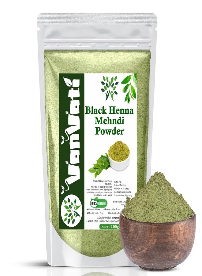 VANVATI Premium Black Henna Mehndi Powder - Natural Hair Coloring And Hair Care 100g - Image 2