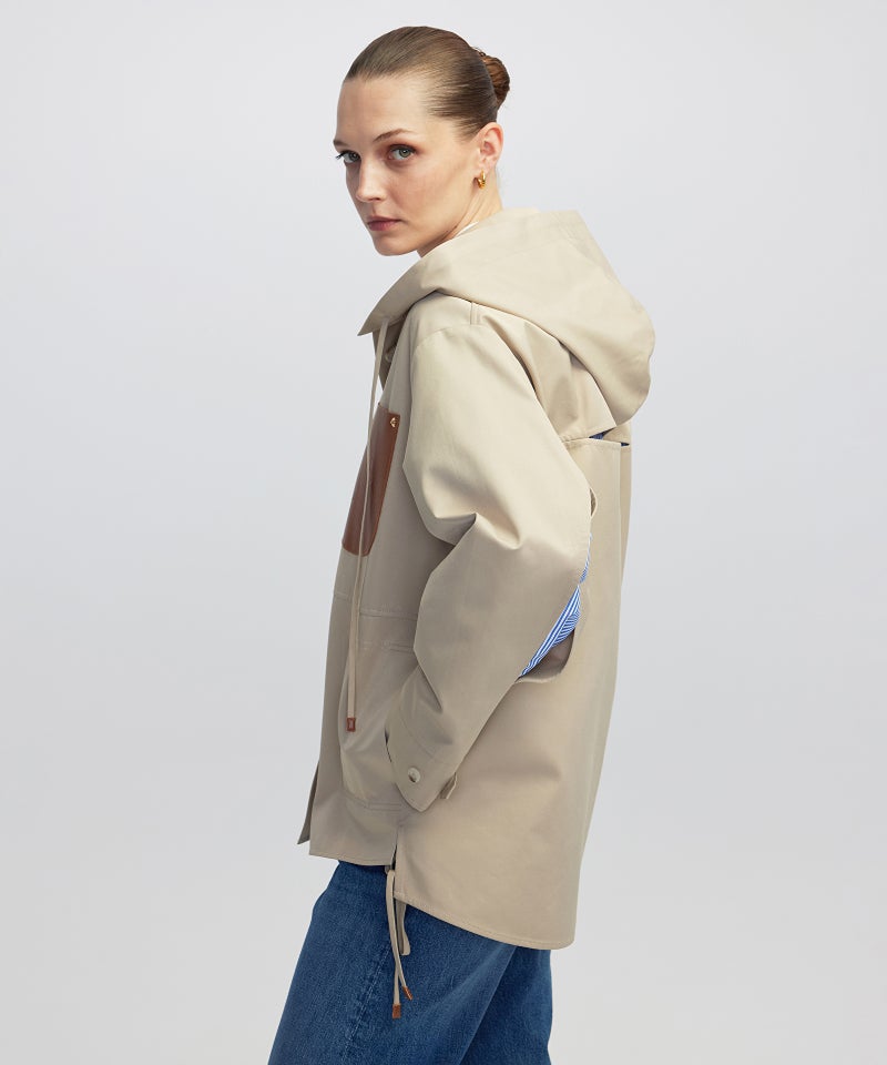 Ipekyol Relaxed Fit Contrast Pocket Coat - Image 4