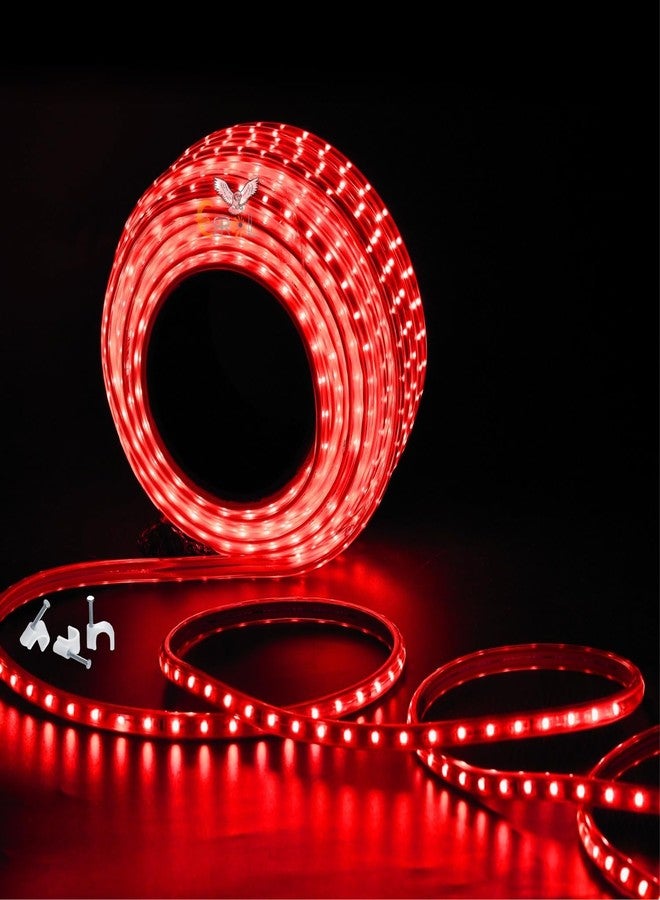 Errol led Strip Lights for Decoration | Waterproof Strip Light for Home Decoration | Energy Saving Rope Light for Ceiling | Home Decoration Light for Diwali | Christmas (Red, 3 Meter) - Image 1