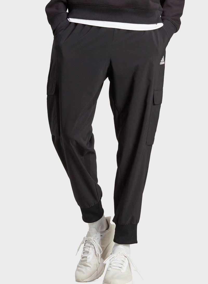 Adidas M Sl C 7/8 Pt Black Training Pants 2XS - Image 1