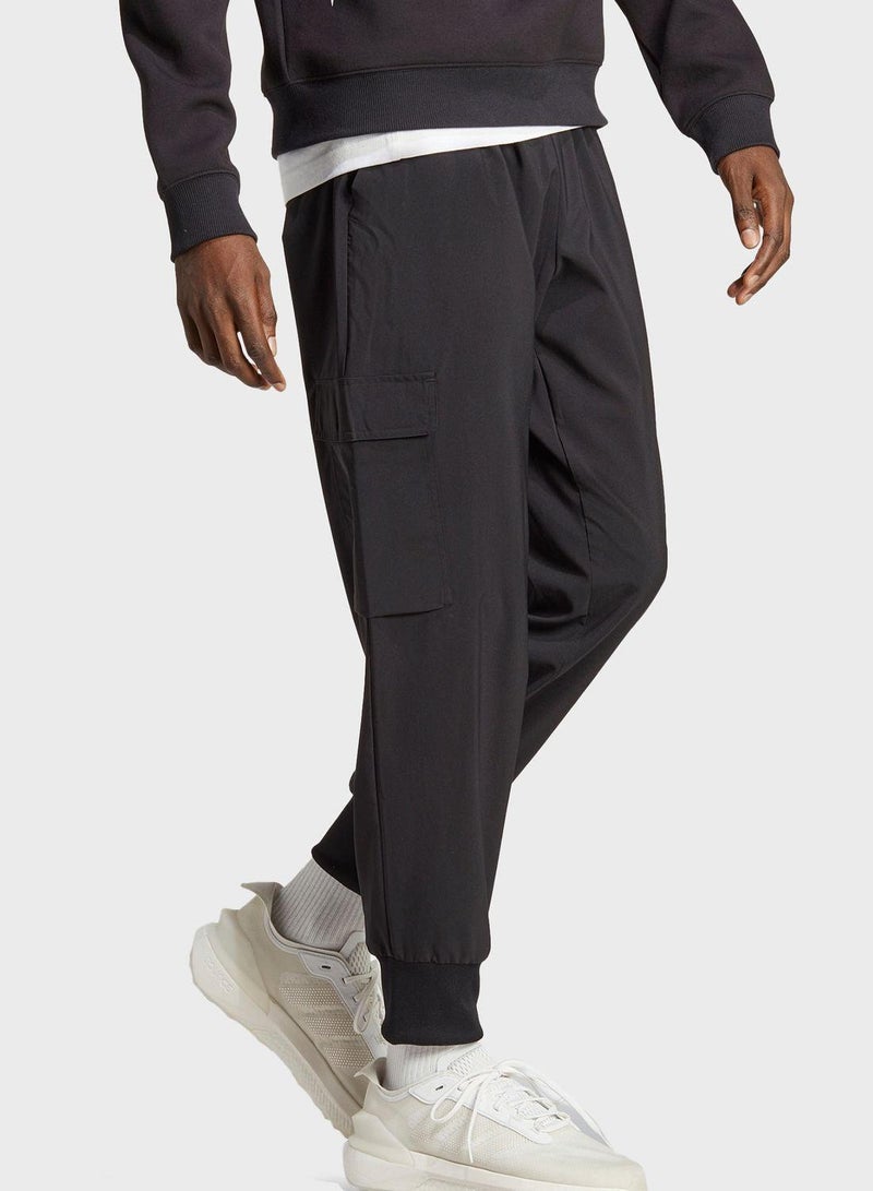 Adidas M Sl C 7/8 Pt Black Training Pants 2XS - Image 5