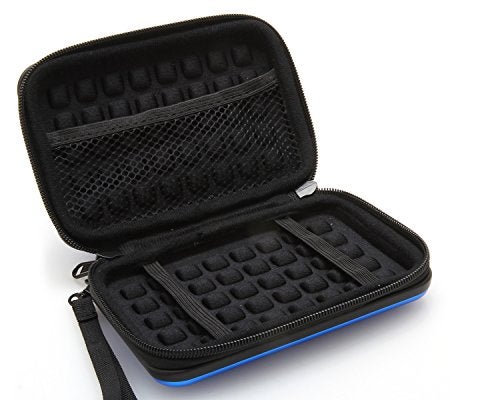KAYOND Anti-Shock Silver Aluminium Carry Travel Protective Storage Case Bag for 2.5" Inch Portable External Hard Drive HDD USB 2.0/3.0 (Blue) - Image 5