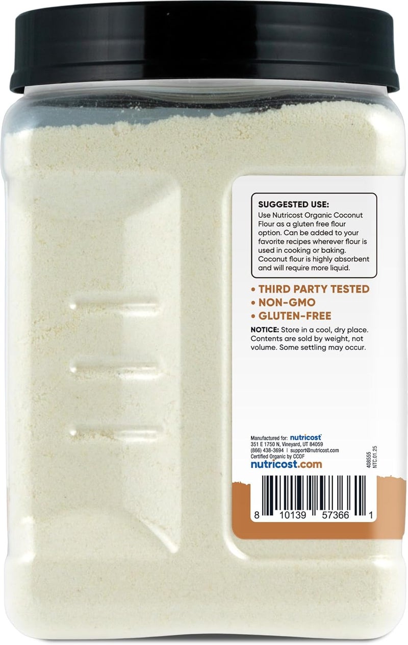 Nutricost Organic Coconut Flour - Gluten-Free - Image 4