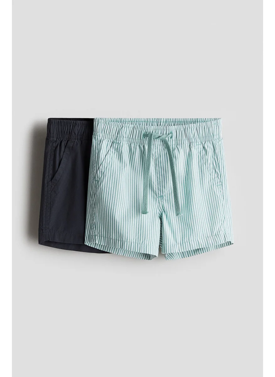 H&M 2-Pack Cotton Shorts