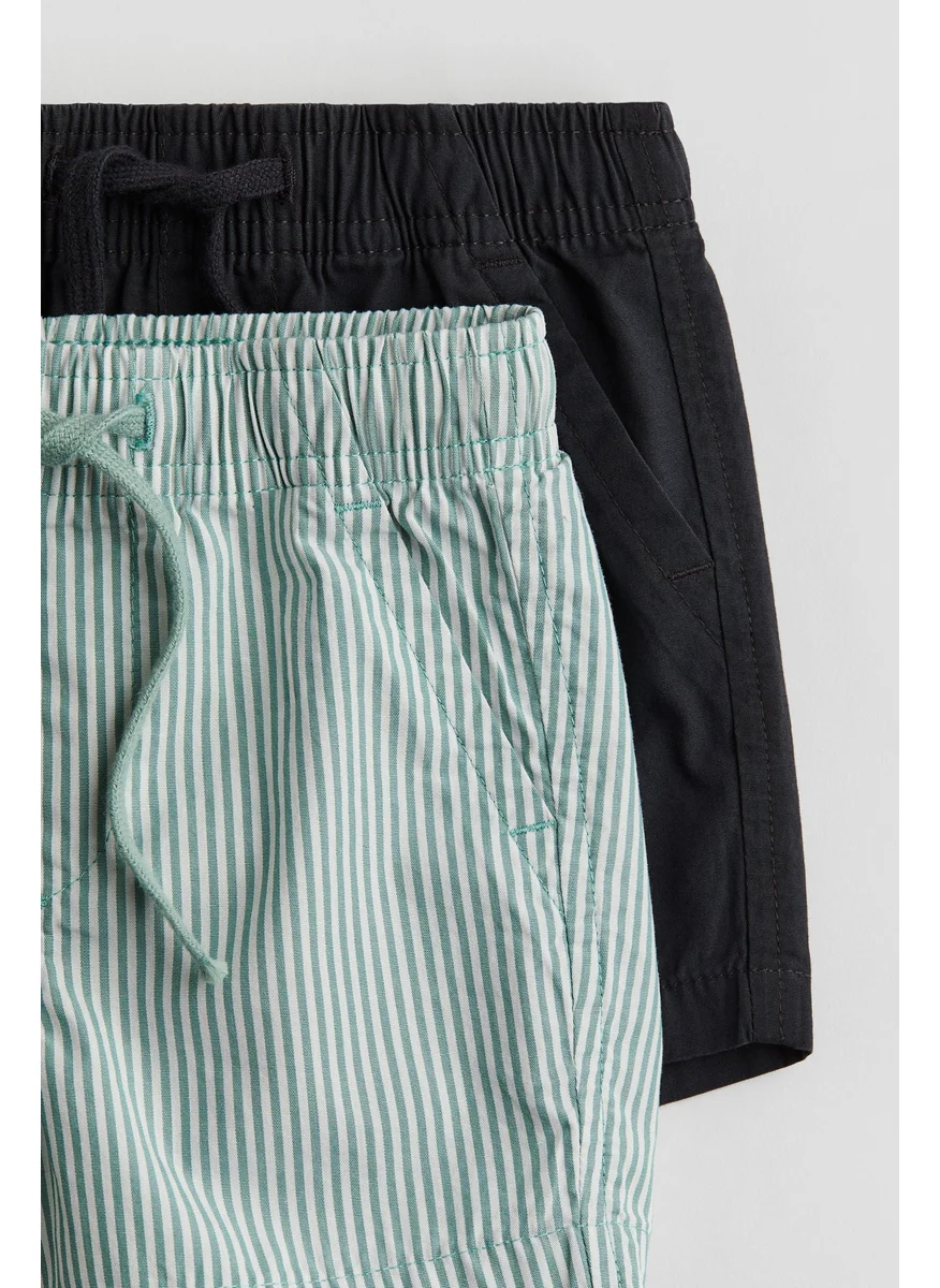 H&M 2-Pack Cotton Shorts