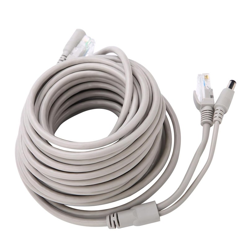 Ethernet Cable with RJ45 and DC Power, Cat 5 Two - in - One, 5M 10M 15M 20M Length Options - Compatible with IP Cameras, 10Mbps 100Mbps Network Support (10M) - Image 5