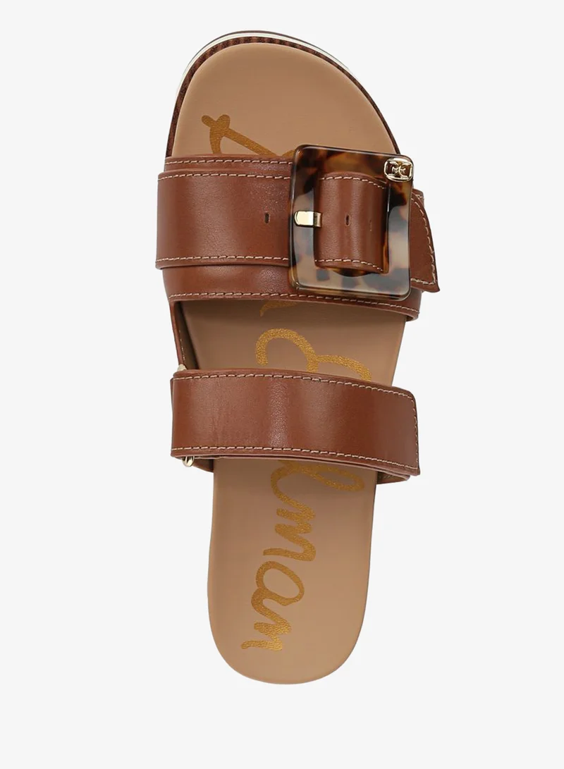 Sam Edelman BROWN Adrianna Slide Sandal for Women | Best Price UAE