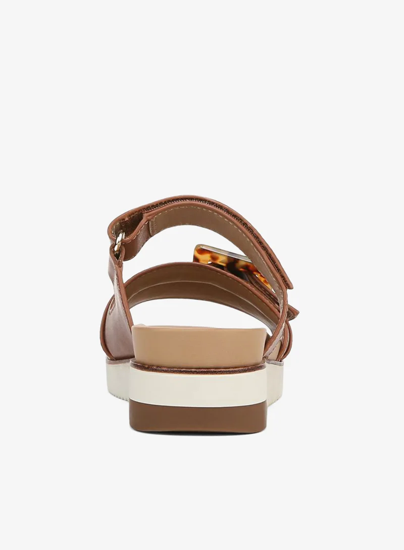 Sam Edelman BROWN Adrianna Slide Sandal for Women | Best Price UAE