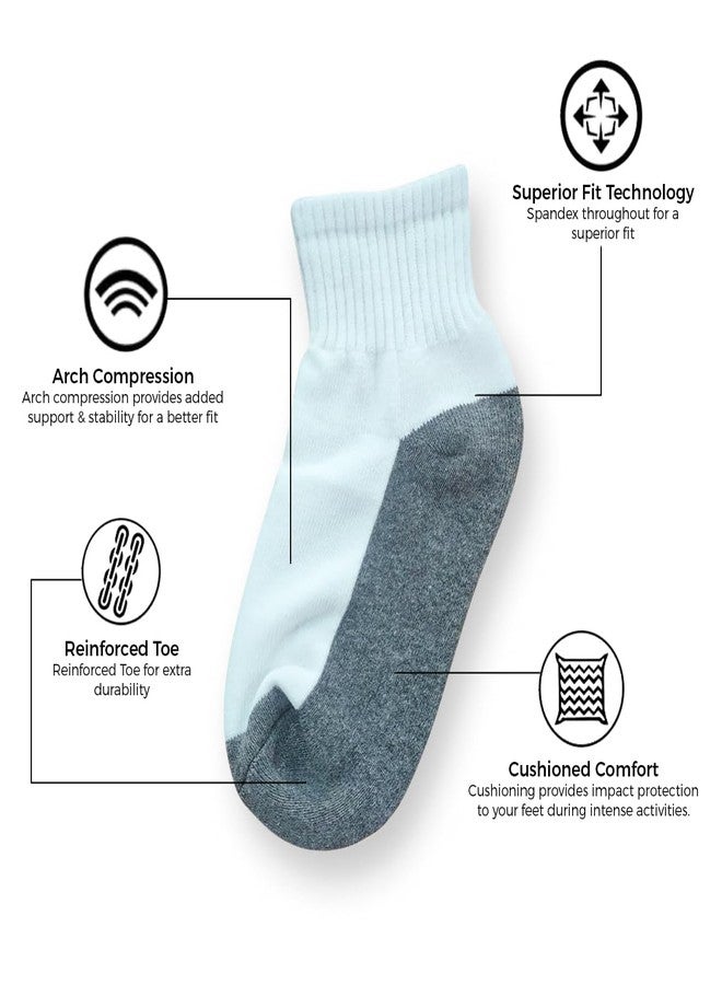 ZIKKU Super-Soft Cushioned Ankle Socks for Kids 100% Cotton | Double Cushion | Extra Comfortable | 24 Hours wear | Dark Base (5-7 Years) (3) - Image 3