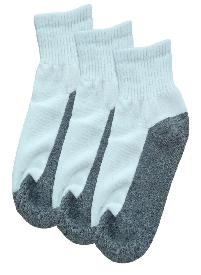 ZIKKU Super-Soft Cushioned Ankle Socks for Kids 100% Cotton | Double Cushion | Extra Comfortable | 24 Hours wear | Dark Base (5-7 Years) (3) - Image 1