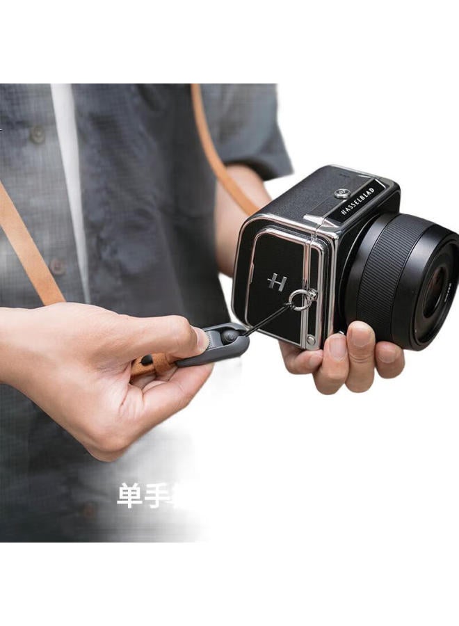 Pgytech Camera Shoulder Strap, Mirrorless Camera Strap, Dandelion Camera Strap, Vintage Neck Strap, Canon G7X3, Fuji X100Vi, Breathable And Comfortable, Earth Brown, L - Image 3