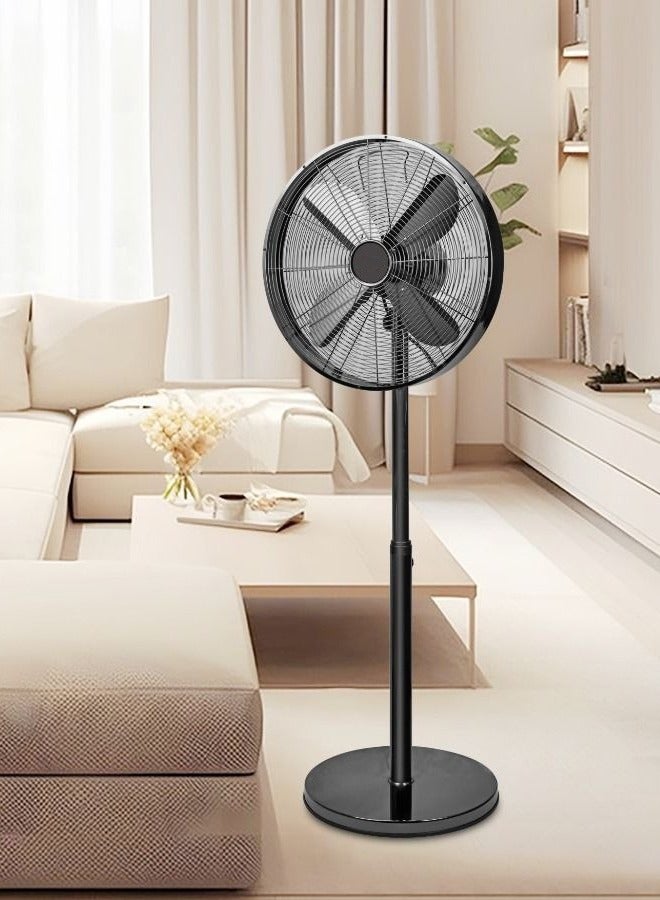 Cady One 50-watt, 16-inch iron vertical fan with 3 speeds and 4 blades