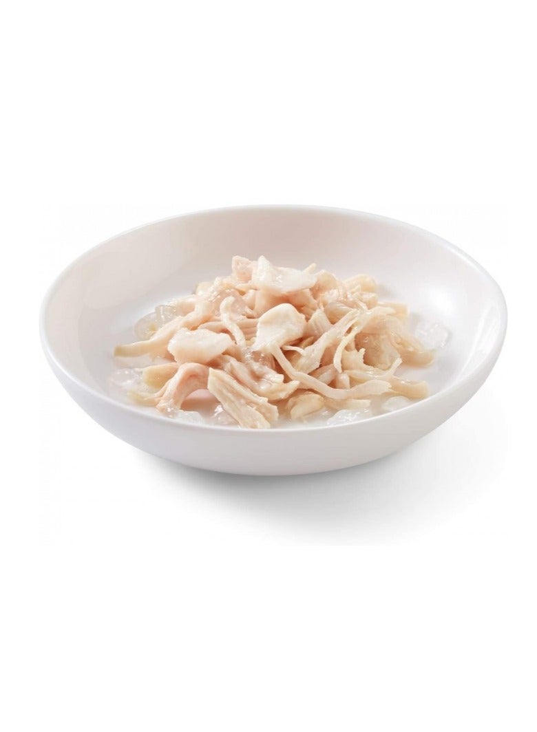 Schesir 20PC  Cat Pouch Jelly Chicken With Seabass 85gm - Image 2