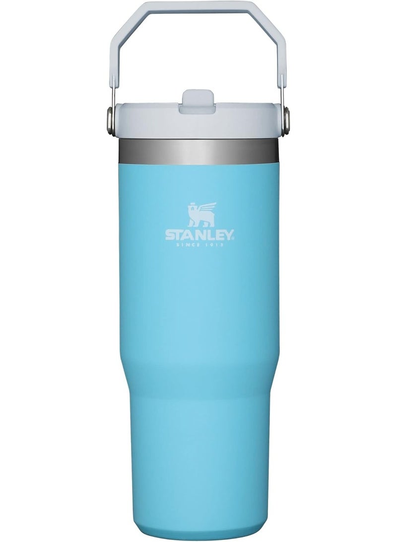 Stanley 30oz Stainless Steel Tumbler – Double Wall Vacuum Insulated Travel Cup with Straw & Leak-Resistant Flip Lid, Reusable Water Bottle for Home, Office & Car – Keeps Drinks Cold Up to 12 Hours - Image 1