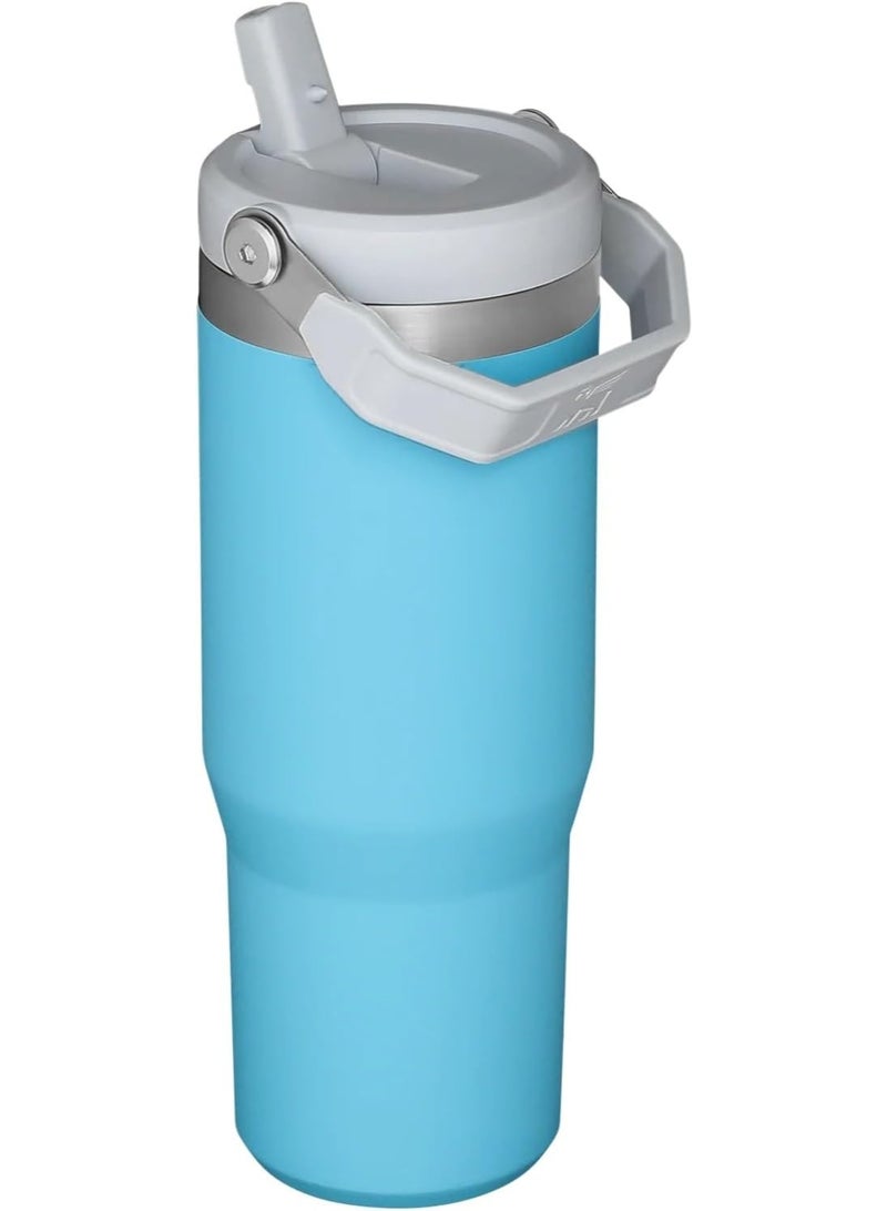 Stanley 30oz Stainless Steel Tumbler – Double Wall Vacuum Insulated Travel Cup with Straw & Leak-Resistant Flip Lid, Reusable Water Bottle for Home, Office & Car – Keeps Drinks Cold Up to 12 Hours - Image 3