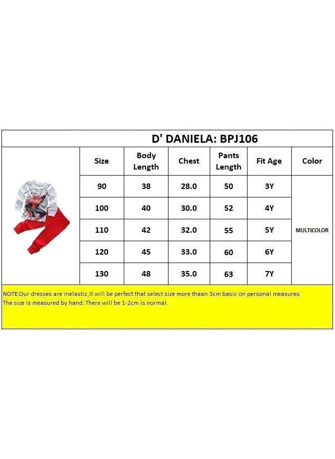 D'Daniela Daniel - Boys' Web Warrior Set - Long Sleeve