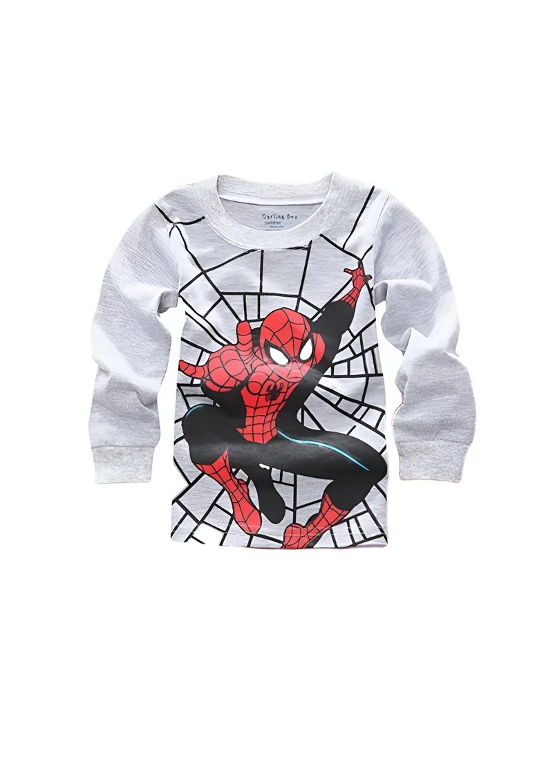 D'Daniela Daniel - Boys' Web Warrior Set - Long Sleeve