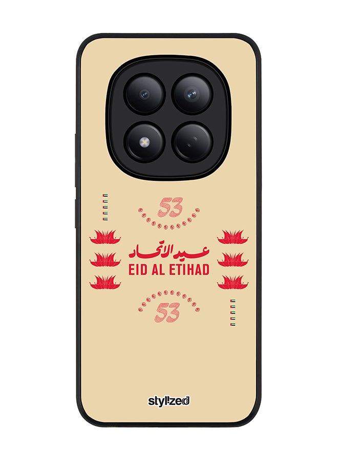 For Xiaomi Redmi Note 15 Pro 4G Case,Slim fit Camera Protection, Shockproof Thin Phone cover  - Eid Al Etihad 53 National Day Latte