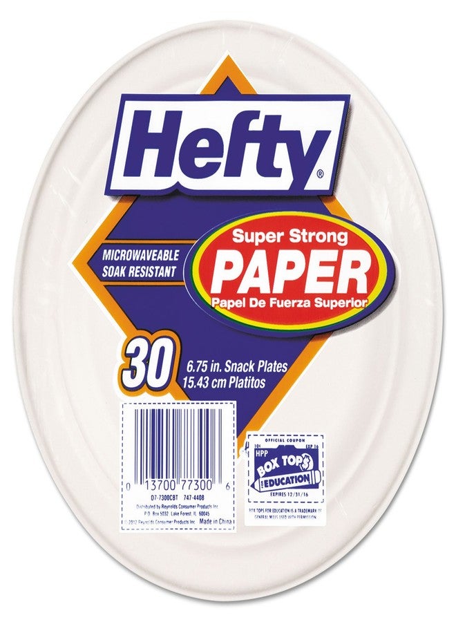 Hefty PCTD7730000CBT Super Strong Paper Plates (Pack of 30) - Image 1