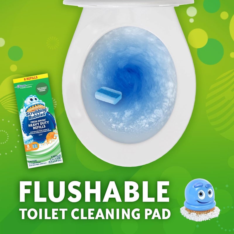 Scrubbing Bubbles CLEANING BRUSH WITH REFILL - Image 1