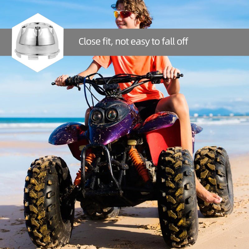 Valiclud Waterproof Dustproof Rubber Wheel Nut Covers for ATV Go Kart Off Road Vehicles - Image 5