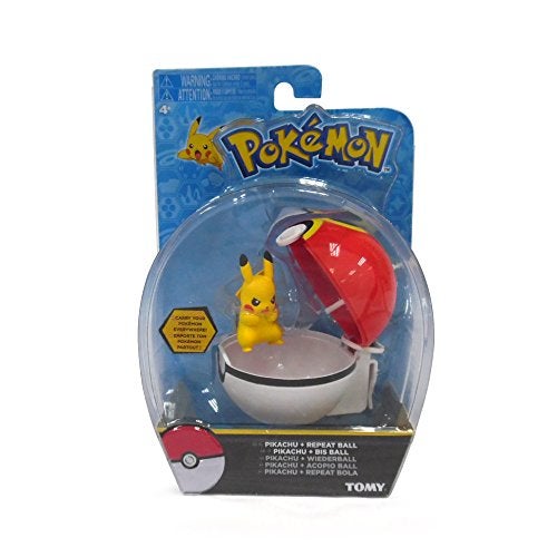 TOMY Pokémon Clip 'n' Carry Poké Ball, Pikachu and Repeat Ball - Image 2