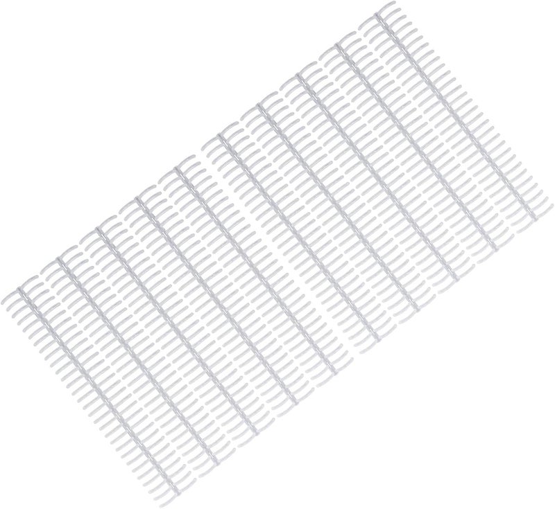 Asixxsix Plastic Binding Combs, 10 Pcs 30 Rings 19mm Diameter Binding Spine, Comb Spines with 150 Sheets Capacity for A4 B5 A5 Paper Notebook Calendar Album (Clear) - Image 3