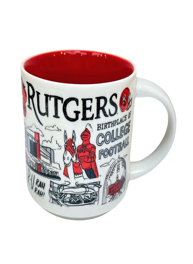 Starbucks Been There Series Mug Cup Rutgers College Football Campus Collection 2022, 14 fl oz - Image 1