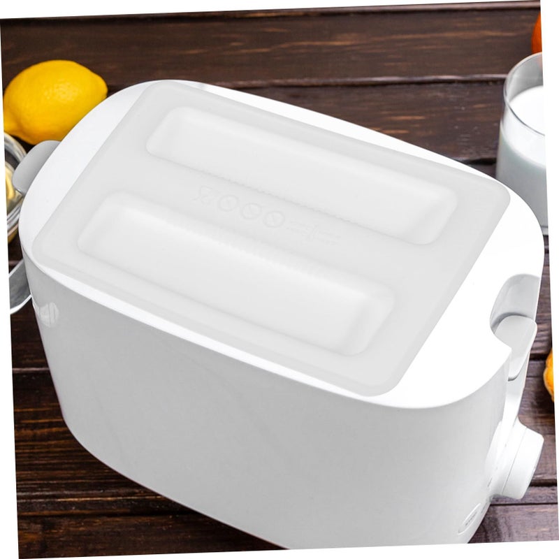 White Bread Machine Lid Cover Protective Toaster Top Decorative Replacement - Image 4