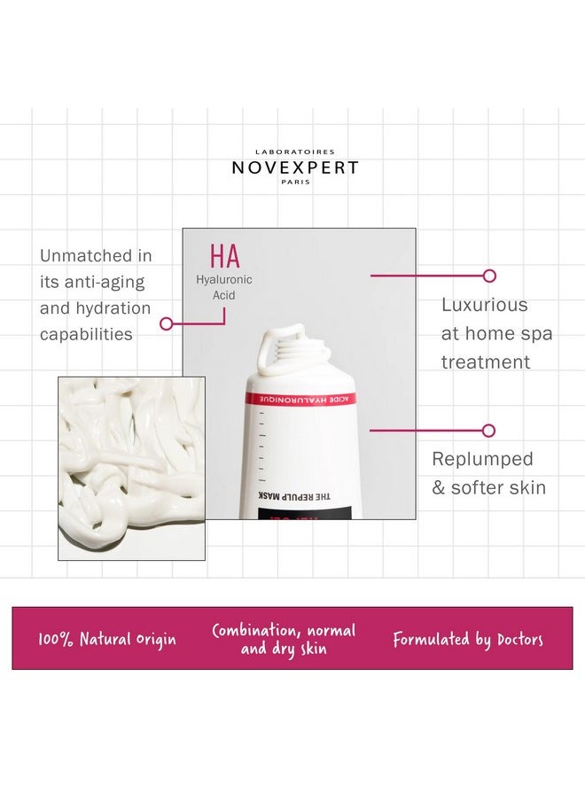 Novexpert The Repulp Mask Moisturizes And Restores Skin Comfort Skin Feels Soft And Plump Ideal For Active Lifestyle Hypoallergenic Vegan Combination Normal And Dry Skin 1.69 Oz  - Image 2