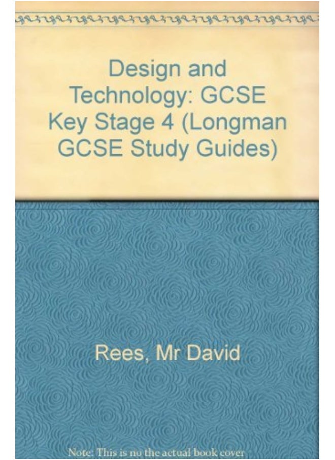 Longman GCSE Study Guide: Design and Technology New Edition 