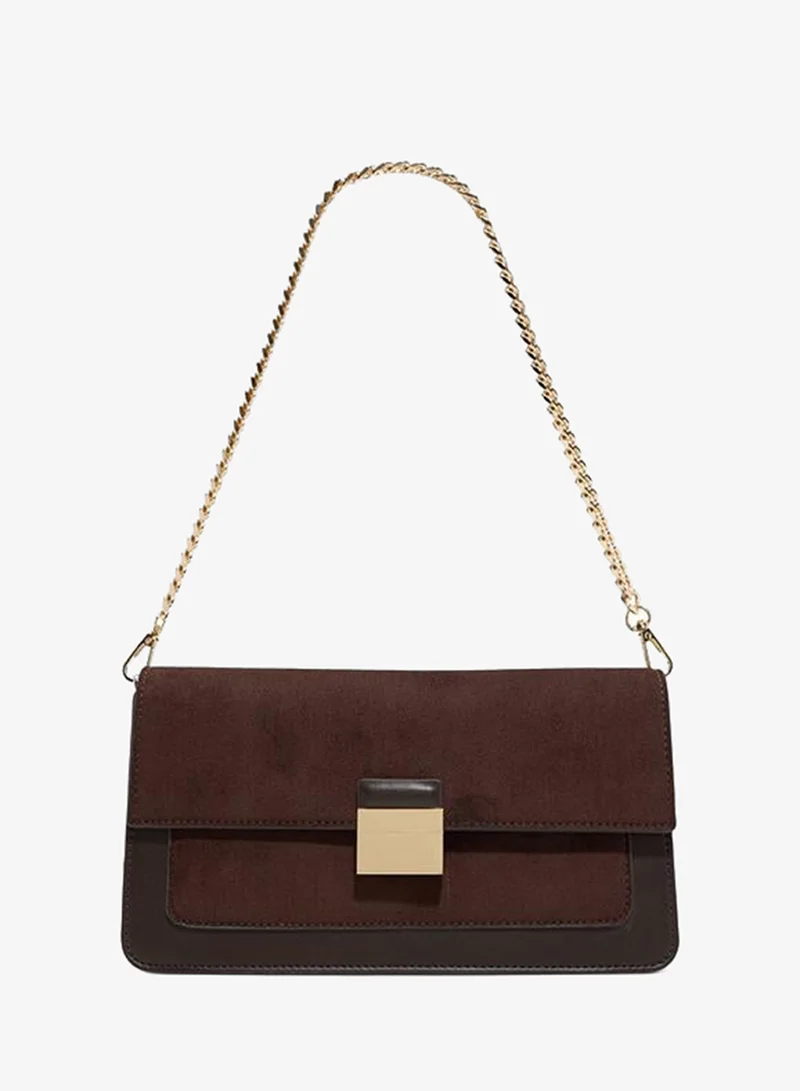 Eriinnn Ladies Brown Cross Body Bag