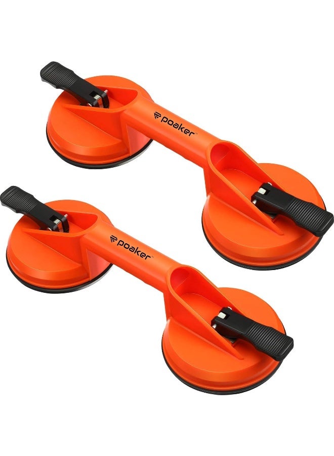 Poaker Dual Suction Cup Lifters - 2pcs - Image 1