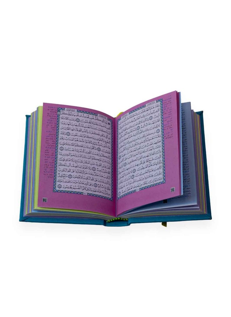 Noor Colored Qur’an With Interpretation Of The Words Of The Holy Qur’an Size14*10 Cm Yellow  - Image 5