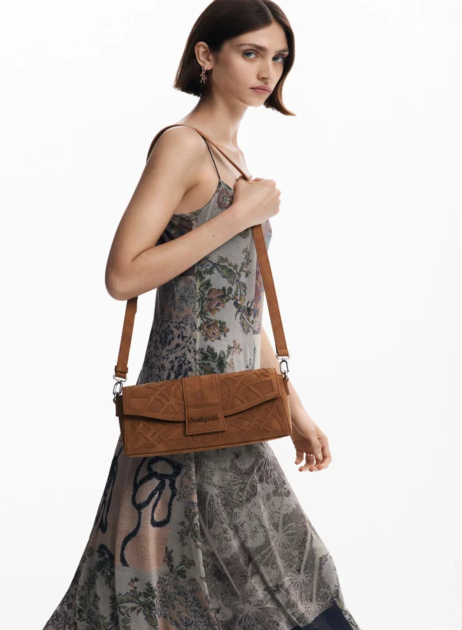 DESIGUAL Printed Midi Dress