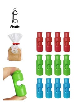 12 Pieces Grip Sticks Bag Sealers Snack Bread Plastic Sealing Clips Food Closure Chip Clips Squeeze Clips Bags Clamp Clip Accessories