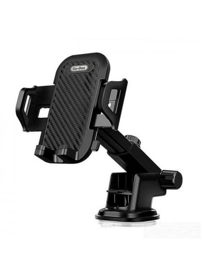 GO-DES Shockproof Car Holder With 360 Degree Rotation Free Stretch Automatic Clip - Image 1