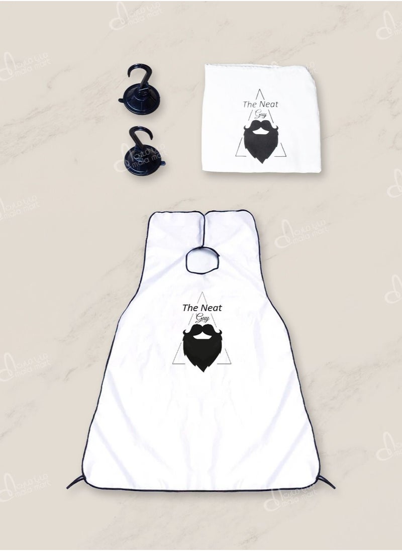 The Neat guy - The Neat Guy shaving apron for men, waterproof with clippings catcher - Image 1