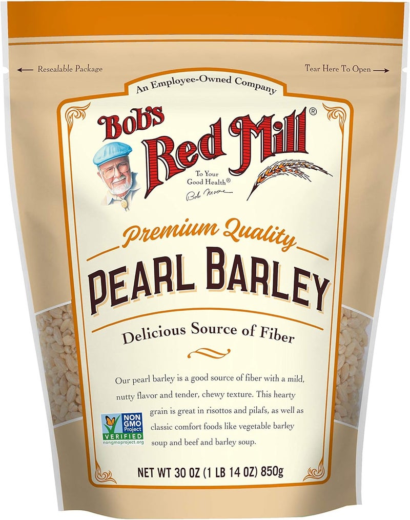 Bob's Red Mill Premium Quality Pearl Barley - 30 oz (850g) - Delicious Source of Fiber - Image 1