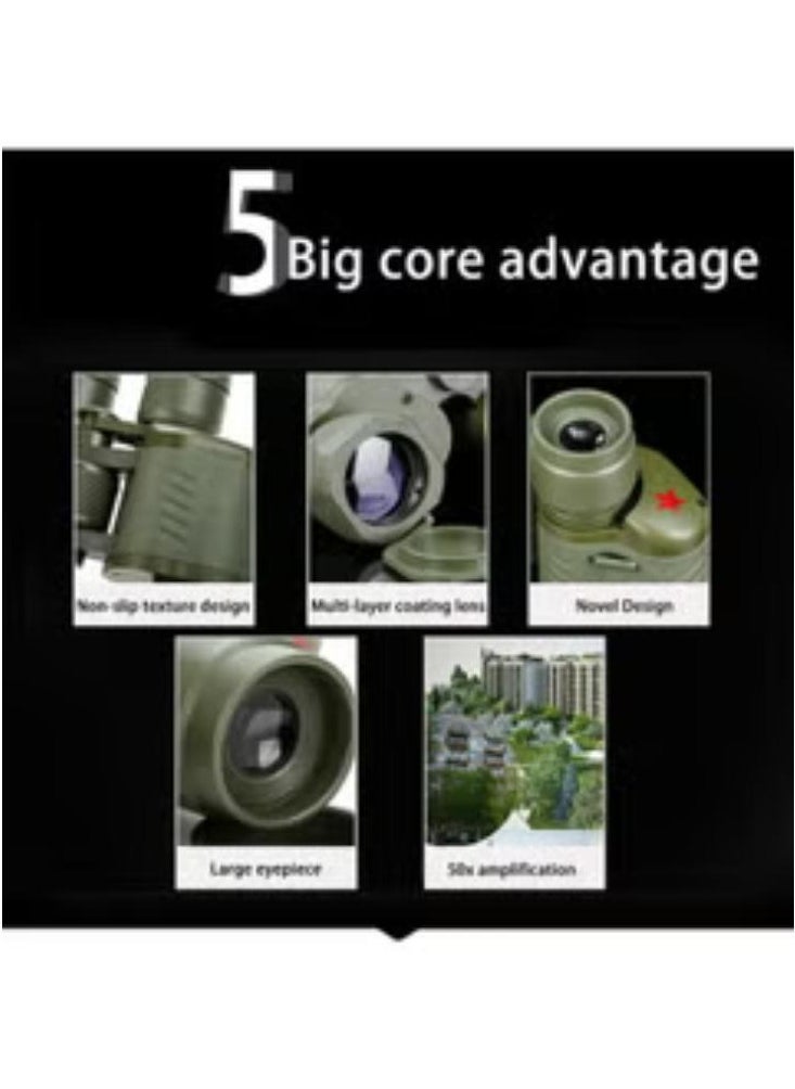 Generic PowerView Binoculars and Bag with 50x50 Zoom for Long Distance  - Image 2