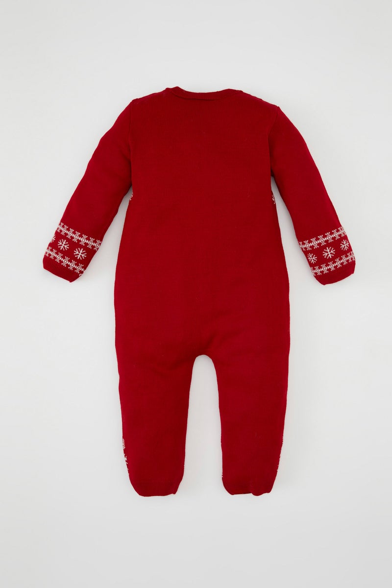 DeFacto Baby Boy Newborn Christmas Themed Jumpsuit  - Image 5