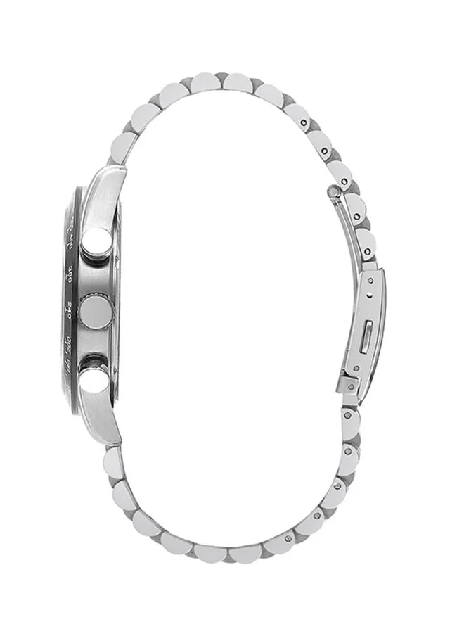 BEVERLY HILLS POLO CLUB Beverly Hills Polo Club Men's VX9J Movement Watch, Multi Function Display and Metal Strap - BP3316X.390, Silver