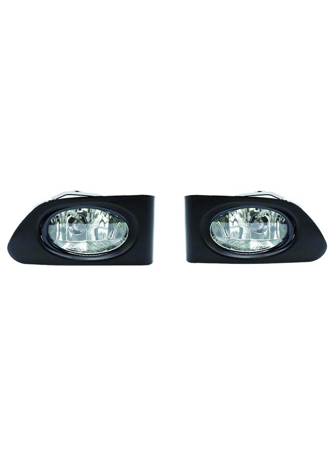 DLAA Pack of 2 HD055 Dlaa Fog Lamp Suitable for City 2003 with wires & switch - Image 3