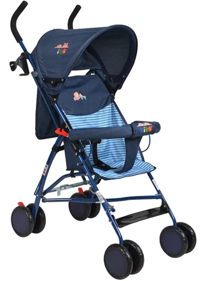 Kiko 23 1544 8 Wheels Light Buggy For 6+ Months Baby Blue