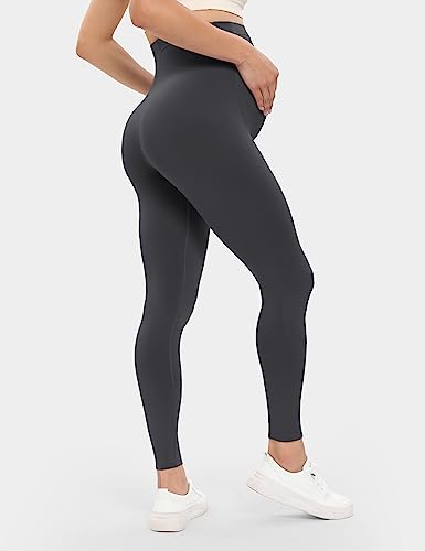 Buttergene Women's Maternity Leggings over the Belly Maternity Yoga Pants Workout Pregnancy Leggings - Image 4