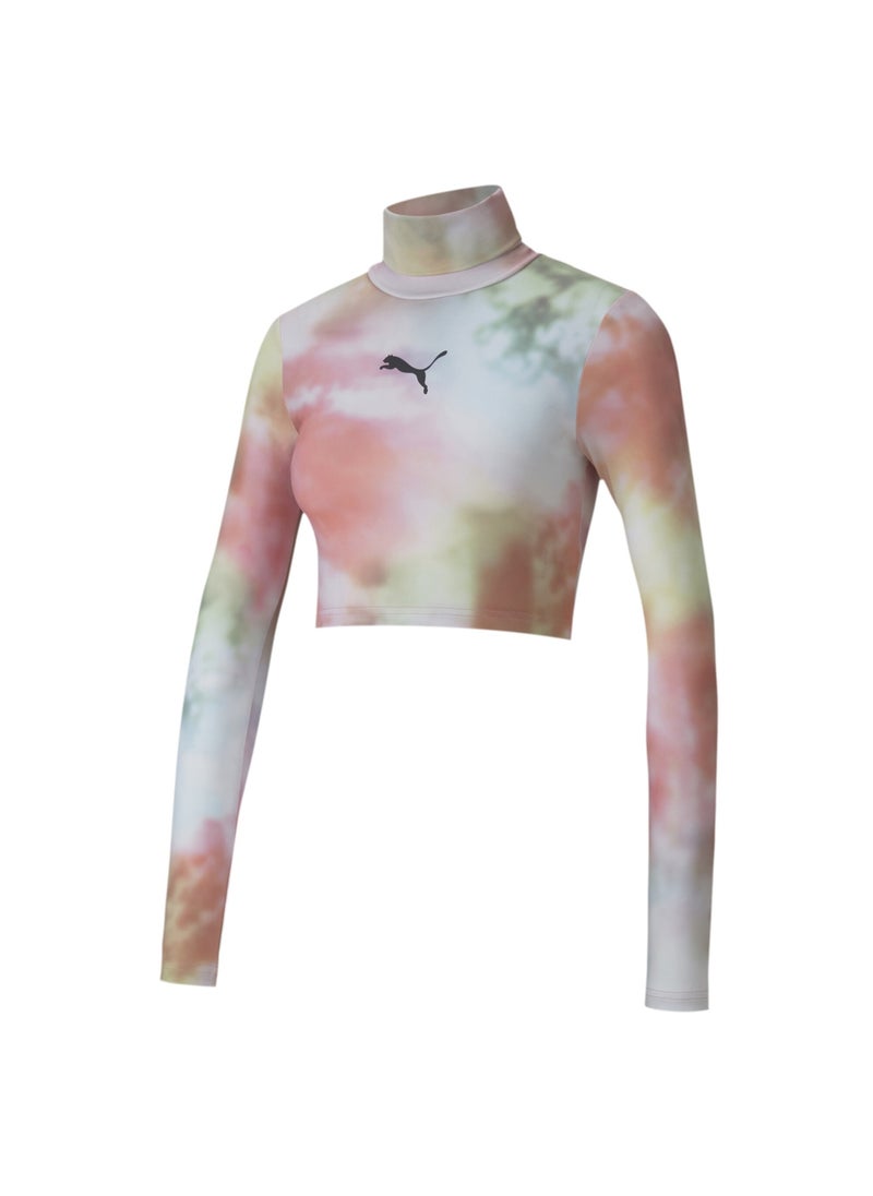 PUMA - Evide Womens Printed Long Sleeve Top - Image 1