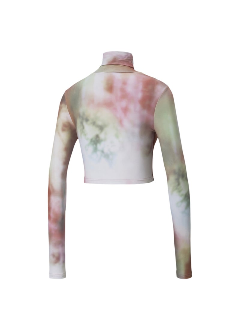 PUMA - Evide Womens Printed Long Sleeve Top - Image 1