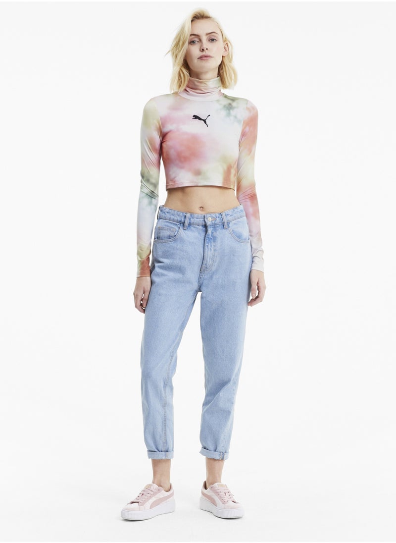 PUMA - Evide Womens Printed Long Sleeve Top - Image 1