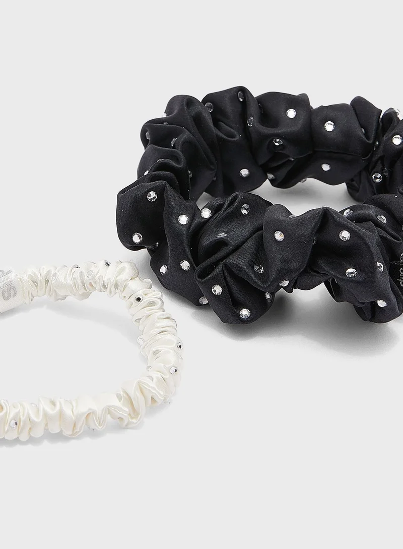 SLIP Crystal Scrunchie Collection